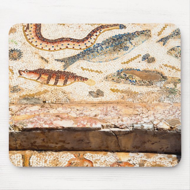 Mousepad Mosaico romano antigo (Frente)