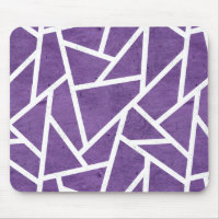 Mosaico roxo e branco
