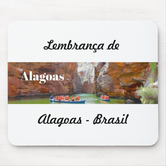 Mousepad Mosepad lembrança de Alagoas (Frente)