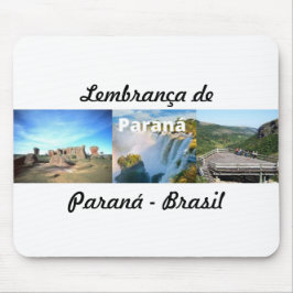 Mousepad Mosepad lembrança de Paraná Brasil