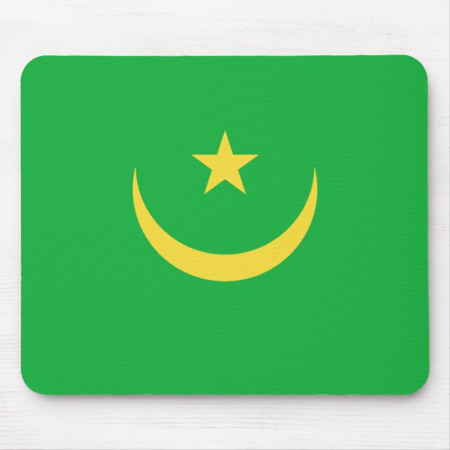 Mousepad Mosepad Sinalizador Mauritânia (Frente)