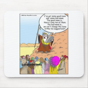 Mousepad Moses & As Dez Sugestões Presentes Engraçados & Ca