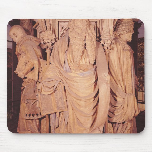 Mousepad Moses, detalhe do suporte sextavado (Frente)