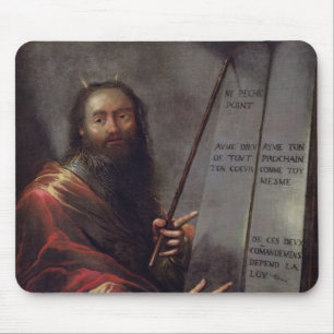 Mousepad Moses e as tabuletas da lei