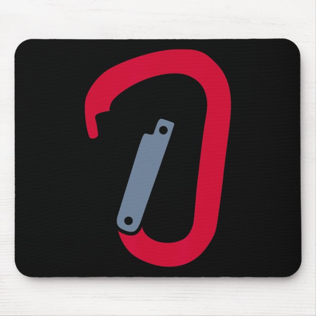 Mousepad Mosquetão de Escalada (Frente)