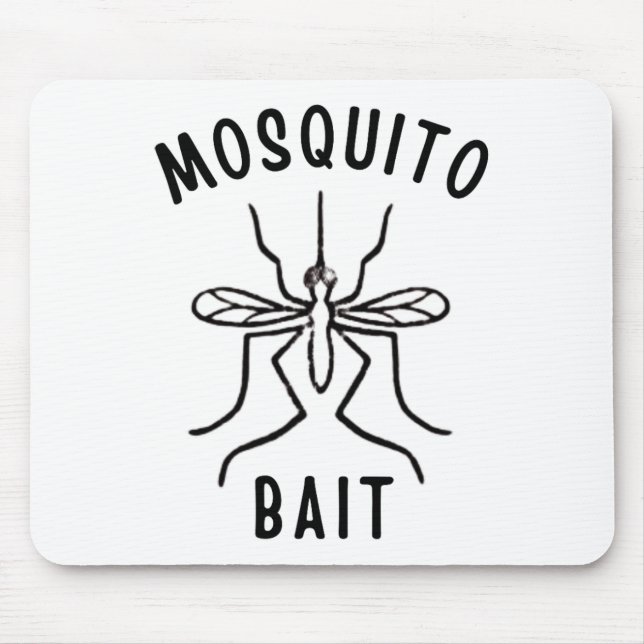 Mousepad Mosquito Bait Funny Camping Campfire Outdoors Bug  (Frente)