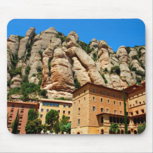 Mousepad Mosteiro de Montserrat, Catalunha, Espanha