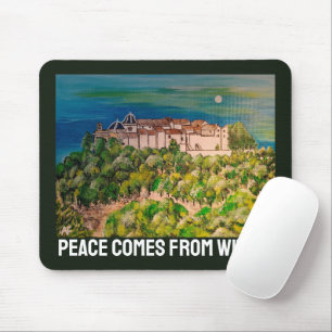 Mousepad Mosteiro de São Miguel Pintura de Alfred Fox