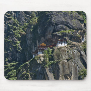 Mousepad Mosteiro de Taktsang no penhasco, Paro, Butão