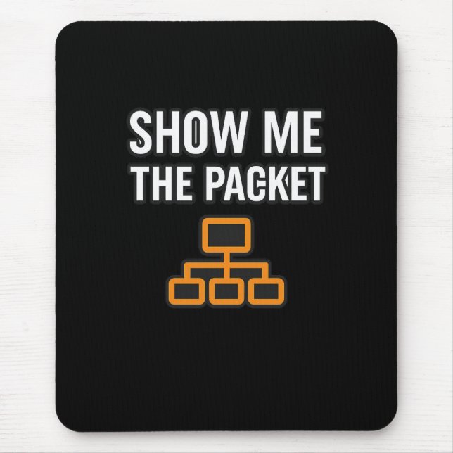 Mousepad Mostre-me os Pacotes (Frente)
