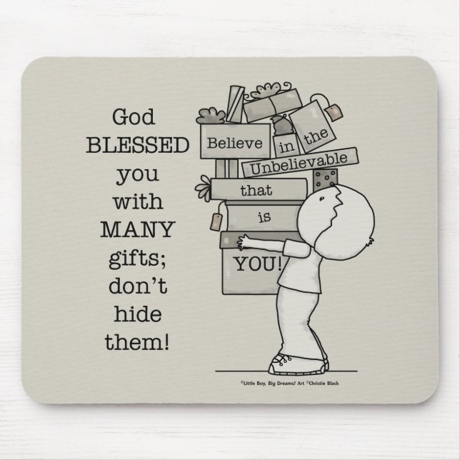 Mousepad Mostre seus presentes (Frente)