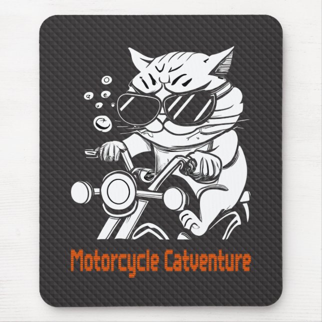 Mousepad Motard de bate-papo - Captura de motocicleta (Frente)
