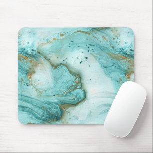 Mousepad Motif Na moda moderno de espirais de mármore úni