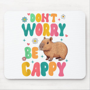Mousepad Motivação de Amante de Capivara Positiva Não Se Pr