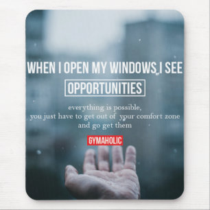 Mousepad Motivação de Gym de Workout de malhação