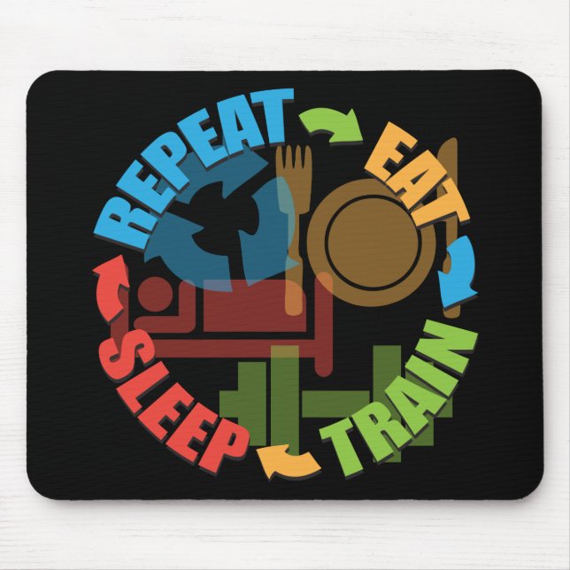 Mousepad Motivação de Gym de Workout de malhação (Frente)