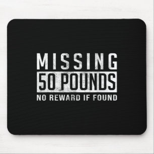 Mousepad Motivação de Perda de Peso de 50 Libras Gif