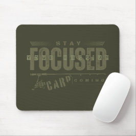 Mousepad Motivação de pesca | Pesca da carpa | Foco