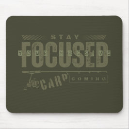 Mousepad Motivação de pesca | Pesca da carpa | Foco