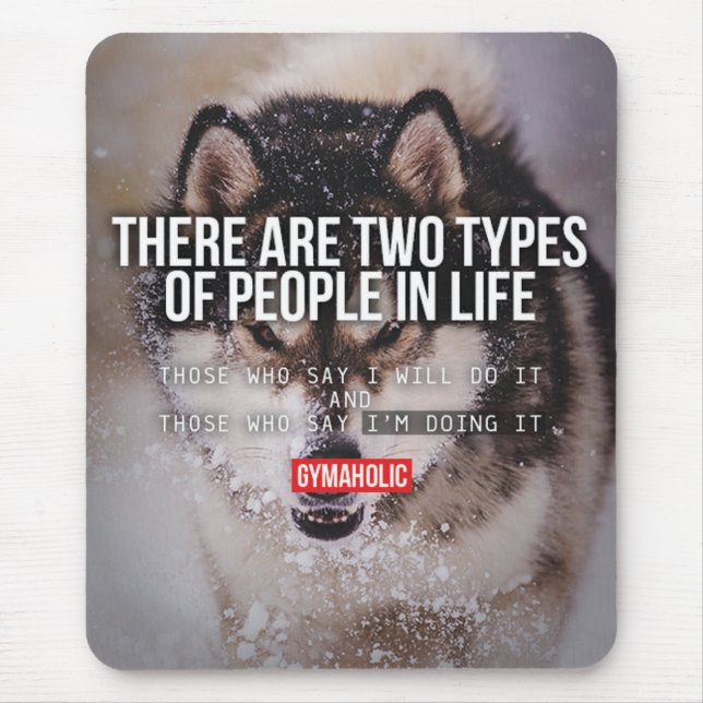 Mousepad Motivação de Workout (Frente)