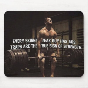Mousepad Motivação do treinamento de força - armadilhas - p