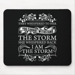Mousepad Motivação Feminina Ela Sussurrou De Volta Eu Sou A