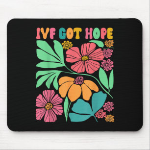 Mousepad Motivação Inspirada Ivf Mama Wildflower Ivf Mãe