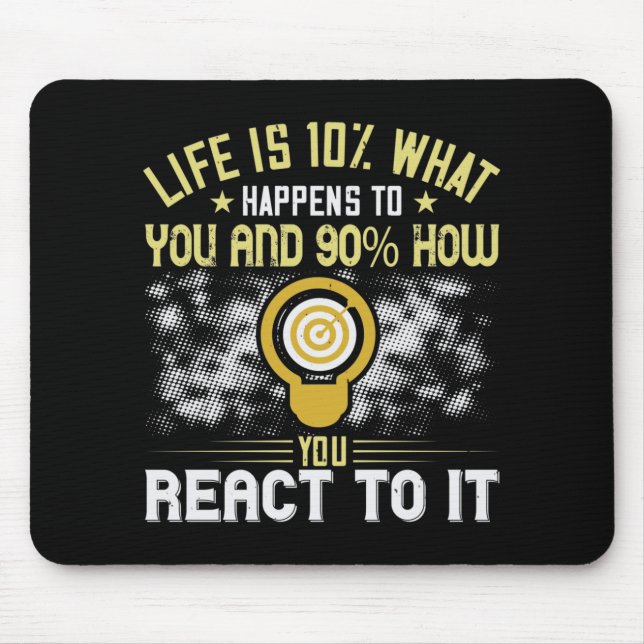 Mousepad Motivação - Não Se Você For Atacado (Frente)