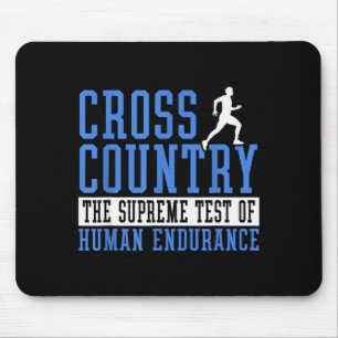 Mousepad Motivação para corrida cross country