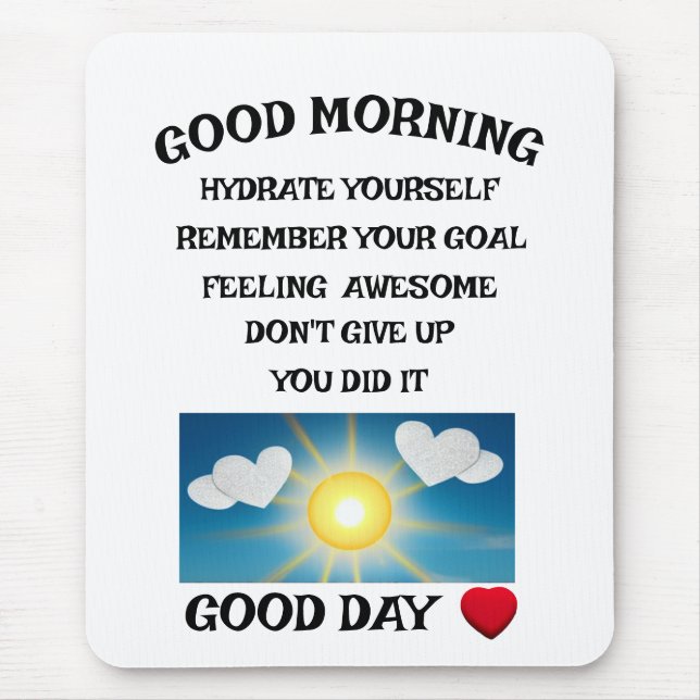 Mousepad Motivação positiva (Frente)