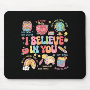 Mousepad Motivacional Eu Acredito Em Vocês Estudantes Tes D
