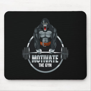 Mousepad Motivar A Besta De Gorila Gym Workout Bodybuildin