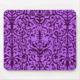 Mousepad Motivo vitoriano em roxo