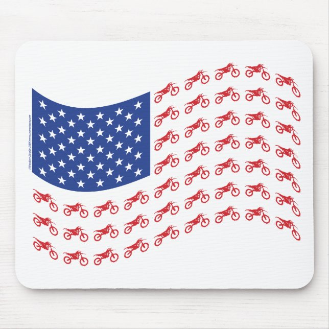 Mousepad mOTO-cROSS-fLAG-wAVE (Frente)