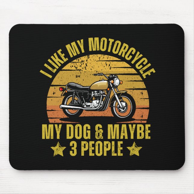 Mousepad Moto de Cachorro (Frente)