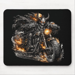 Mousepad Moto Demon Skull Biker