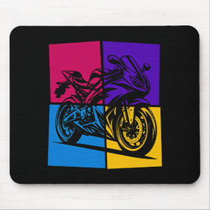 Mousepad Moto Esportiva Pop Art
