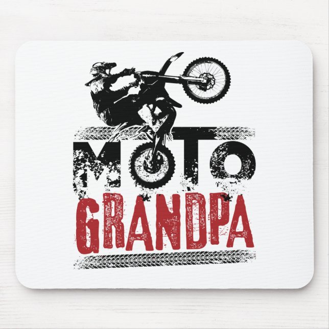 Mousepad Moto Grandpa Motocross BMS Dirt Bike (Frente)