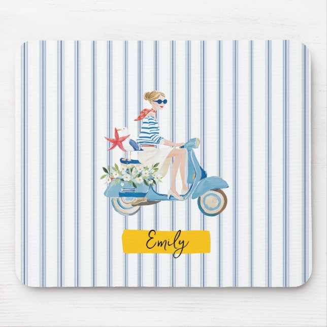 Mousepad Moto Whimsical Costeira (Frente)
