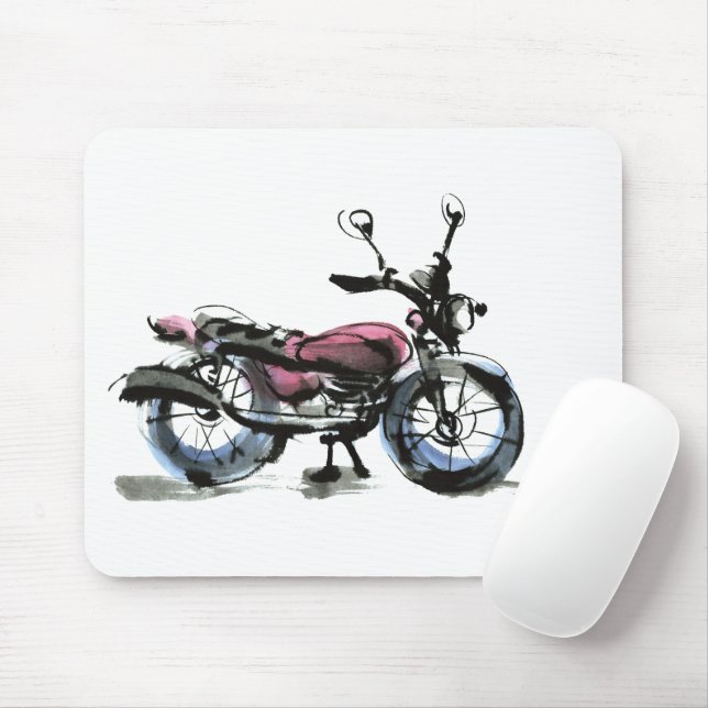 Mousepad Motocicleta (Com mouse)