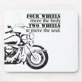 Mousepad Motocicleta Americana Duas Rodas Uma Paixão