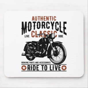 Mousepad motocicleta ao vivo