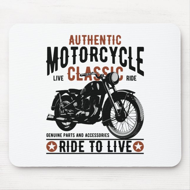 Mousepad motocicleta ao vivo (Frente)