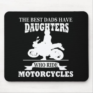Mousepad motocicleta da melhor filha de pais