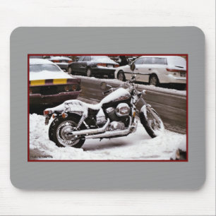 Mousepad Motocicleta no inverno