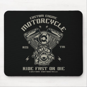 Mousepad Motocicleta Personalizada Rápido Ou Mortal