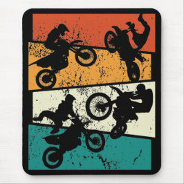 Mousepad motocicleta vintage Off Road Enduro motocross
