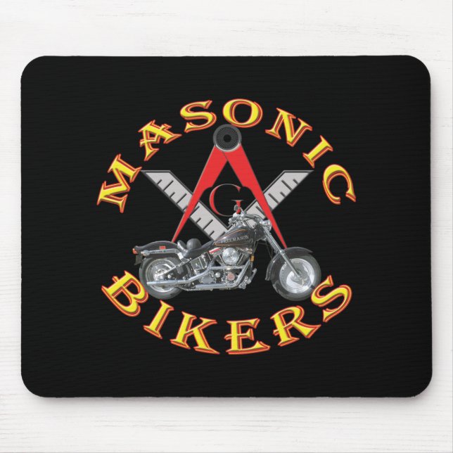 Mousepad Motociclistas maçónicos (Frente)