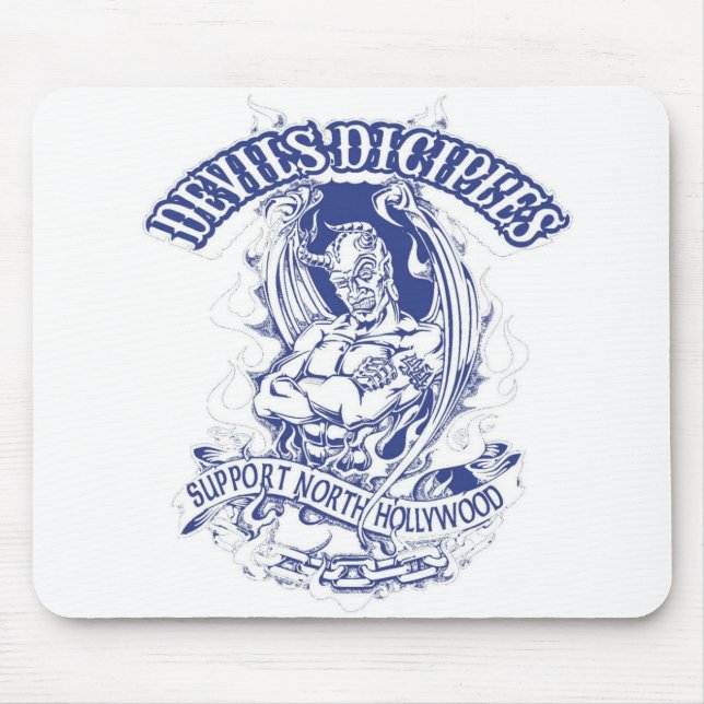 Mousepad Motociclistas nortes de Hollywood do apoio (Frente)