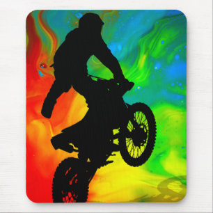 Mousepad Motocross na fusão solar